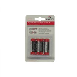 Sigma rechargeable batteries 2100mh
