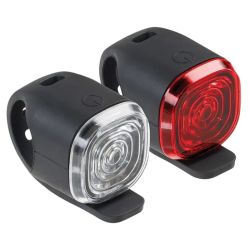 Axa Niteline battery-powered front and rear light set