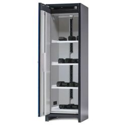 SAFESTORE Denios compact lithium battery charging cabinet 195.3x59.9x61.5cm