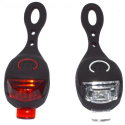 PNA battery-powered front and rear lighting set