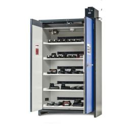 SAFESTORE Denios Pro charging cabinet 2.0V lithium batteries 222.4x119.3x61.5 cm