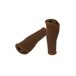 XLC ergonomic handles GR-S29 brown, leather
