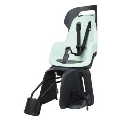 Bobike Go Maxi rear-mounted child carrier on a frame, Marshmallow mint