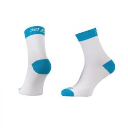 XLC compression socks CS-S03 white blue