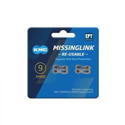 KMC quick link 9v (pack of 2)