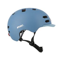 Optimiz urban helmet 0374 blue LED lighting front and rear