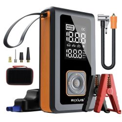 Rixus 8000mAh Inflator/Jump Starter