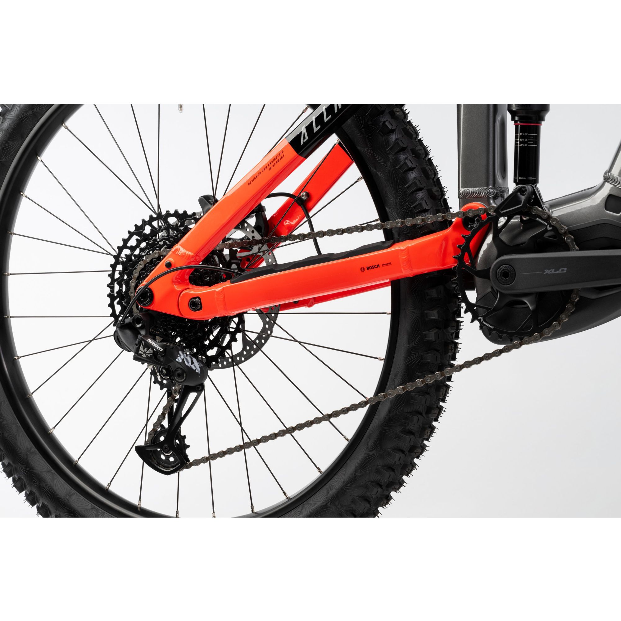 Produktbild von Fahrradbekleidung Herren AllMtn 4.0 MTB-Hose L - Orange Glow Für