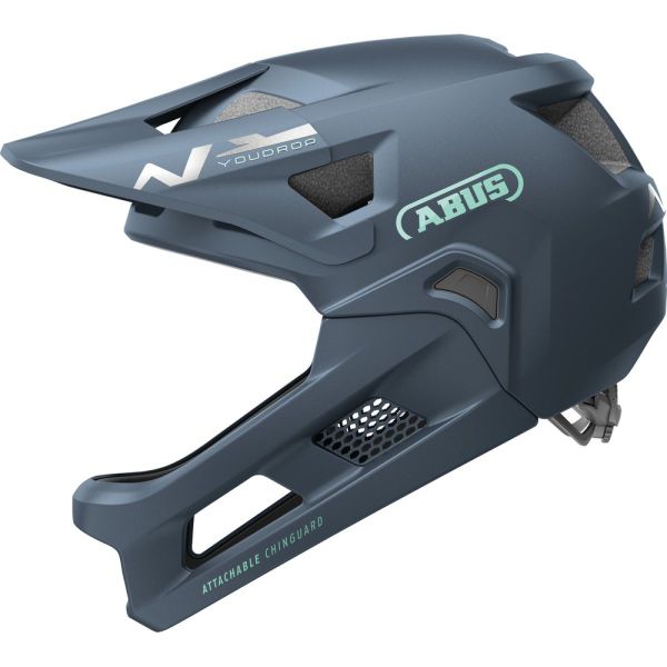 ABUS Youdrop FF children's helmet, blue, 48–55 cm