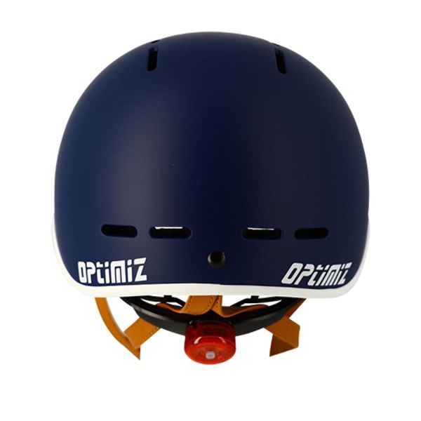 Optimiz helmet 0375 matte blue (rear lighting)