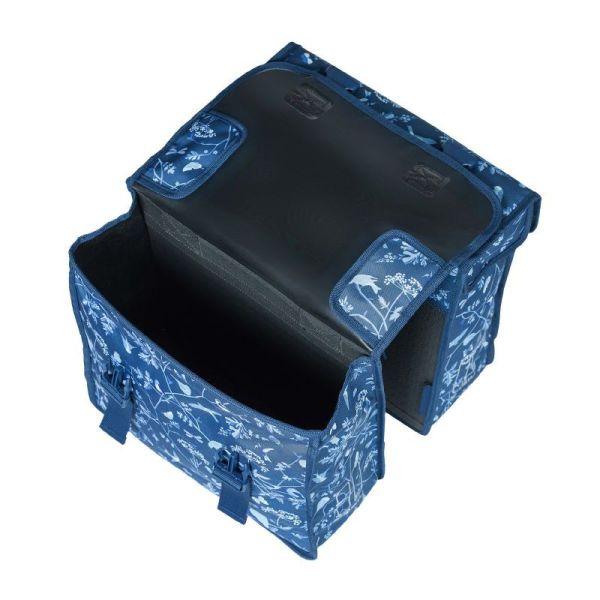 Basil pannier WANDERLUST-DOUBLE 35L Indigo blue