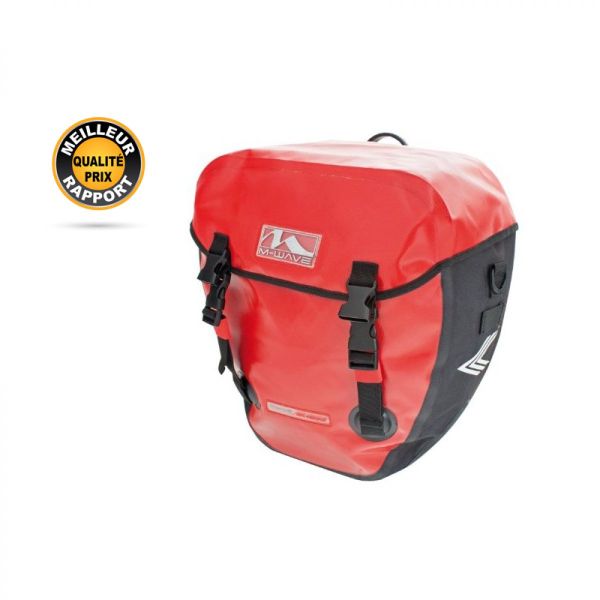 M-Wave pair of rear panniers 100% waterproof 20L