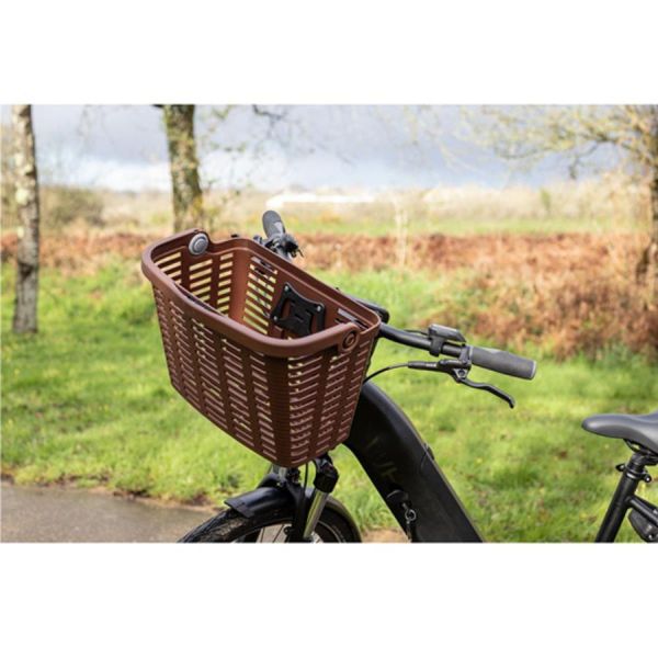 Optimiz plastic front basket 355X260X280mm (VAE attachment) brown