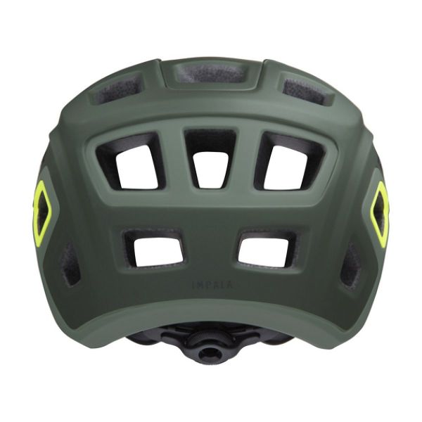 Lazer Helmet Impala Mat Green Dark Yellow