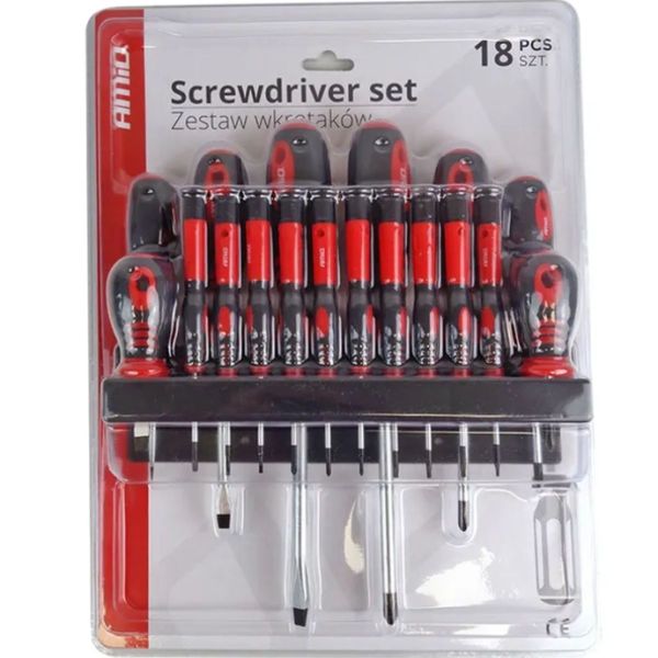 Amio 18-piece professional screwdriver set