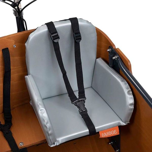 Babboe child seats silver