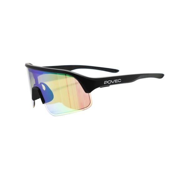 Povec electrochromic glasses, green lenses, noire frames
