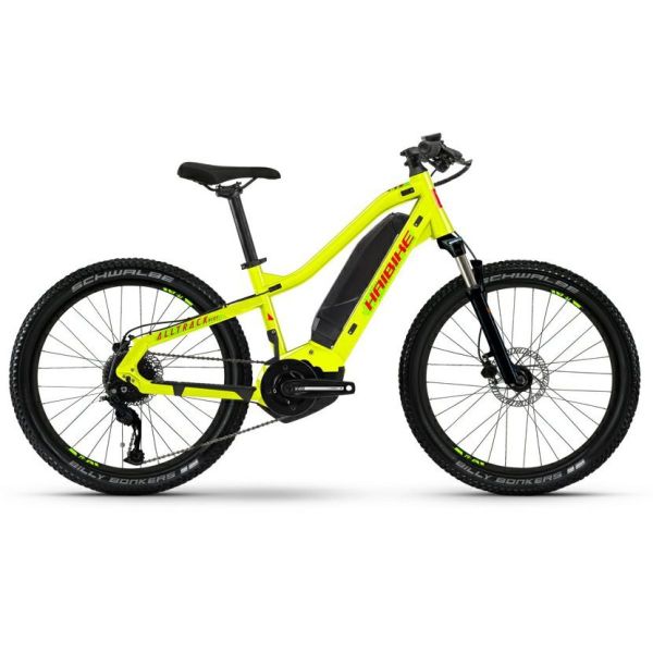 Haibike AllTrack Kids 400 lime crystal red xs