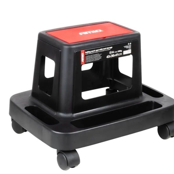 Amio rolling workshop stool 150kg