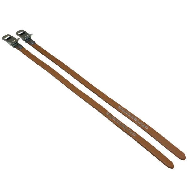 Zefal Christophe brown toe straps