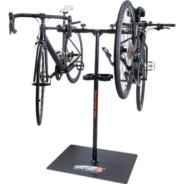 Super B TB-WS51 Double Workshop Stand (Plate Included)