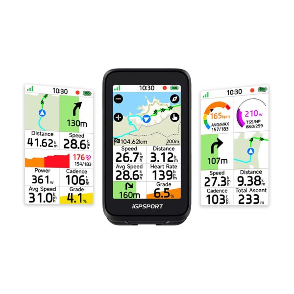 IGPSPORT BiNavi Air 100% touchscreen