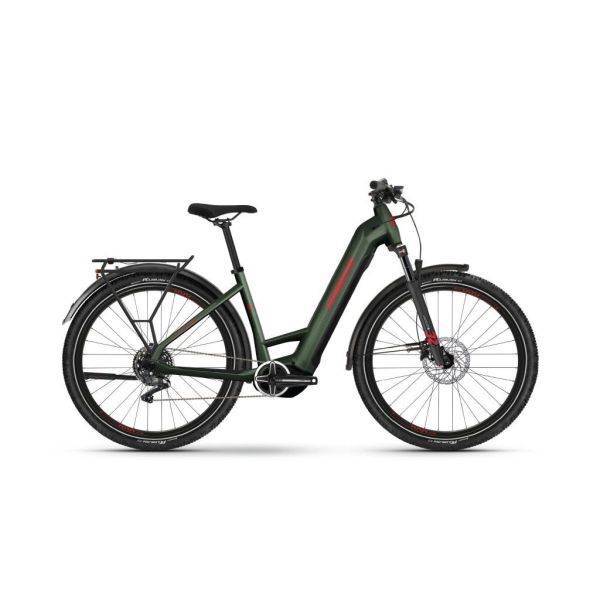 Haibike Trekking 5 Lowstep olive/red