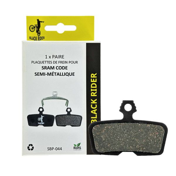 Black Rider pads SRAM Code Metallic SBP-044 (pair)