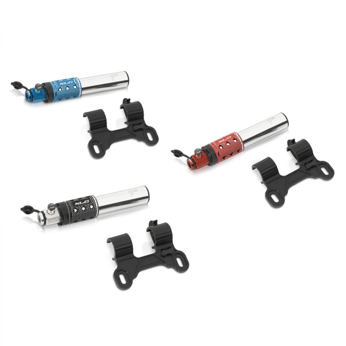 Mini Pompa XLC PU-A05 - 160 Psi, Lavorata CNC, Con Supporto