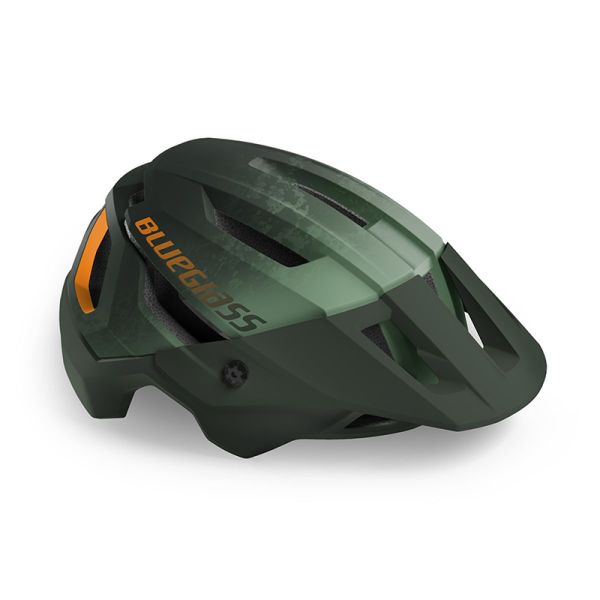 Bluegrass helmet rogue green orange mat