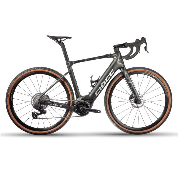 Ciöcc E-Veloce Shimano 105 Geometric/noir (reconditioned grade B)