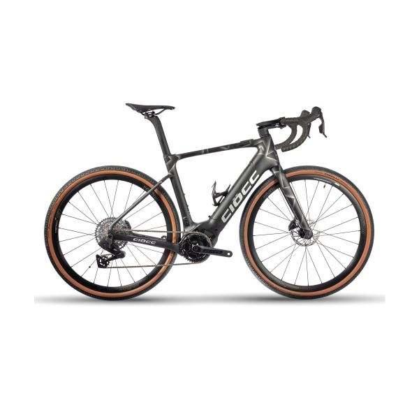 Ciöcc E-Veloce Shimano 105 Geometric/noir (reconditioned grade B)