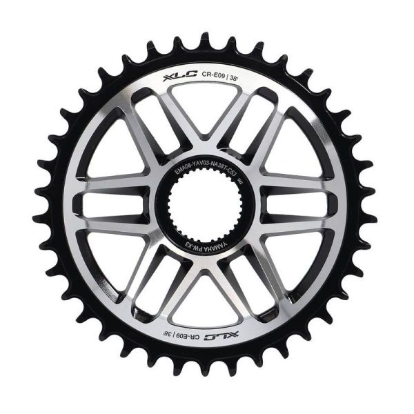 XLC CR-E09 38 tooth chainring for Yamaha PW-X3 / S2