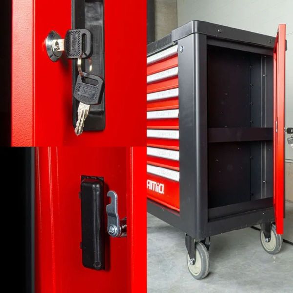 Amio professional workshop trolley, 258 pieces