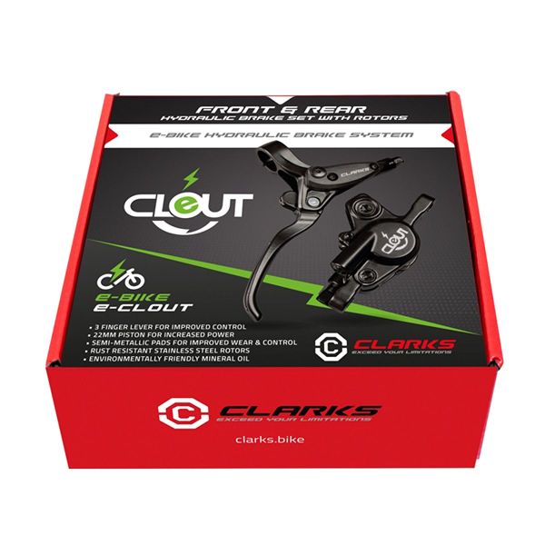 Clarks E-Clout complete hydraulic brake kit for e-bikes