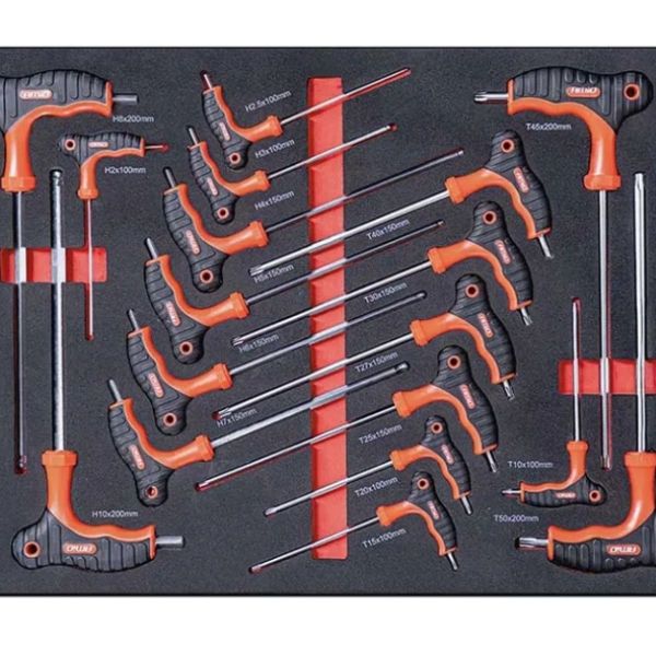 Amio professional workshop trolley, 258 pieces