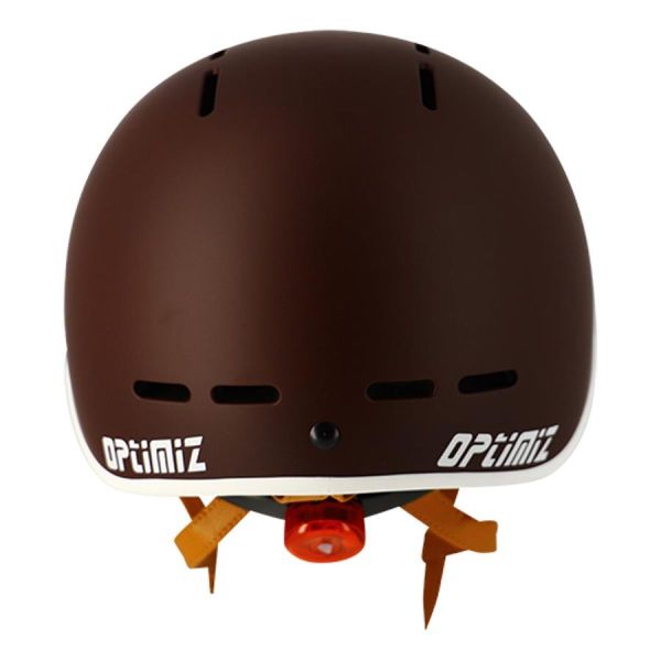 Optimiz helmet 0375 red (rear lighting)