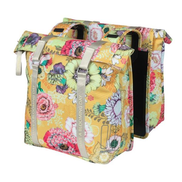 Basil rear panniers Bloom Field 28-35L