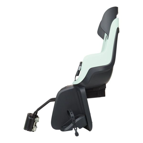 Bobike Go Maxi rear-mounted child carrier on a frame, Marshmallow mint