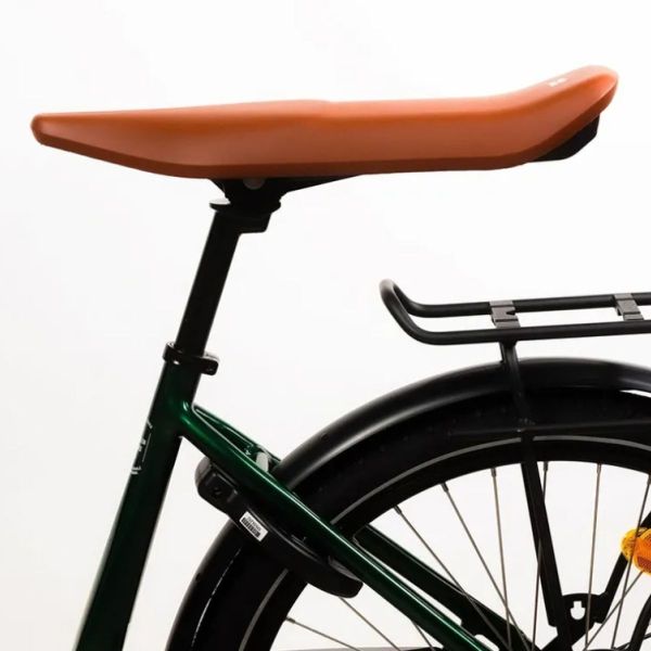 Selle Jallot City brown two-person saddle, 30.9mm diameter (footrests included) (copie)