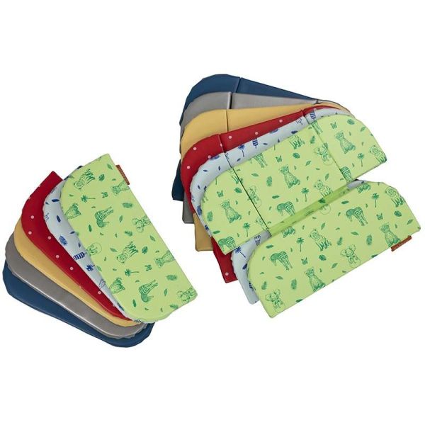 Babboe Curve cushion set (Safari Lime)