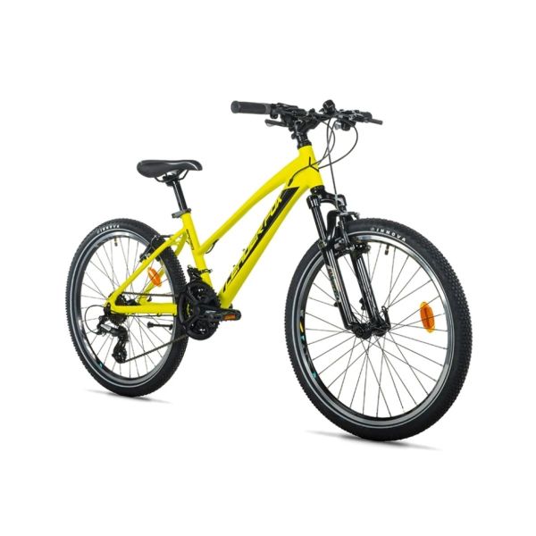 Leader Fox Spider 24" Yellow Kids' Mountain Bike