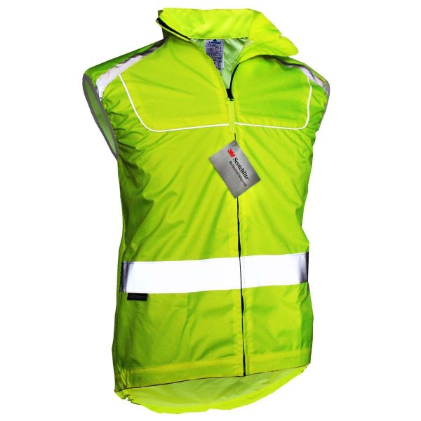 Salzman fluorescent sleeveless vest