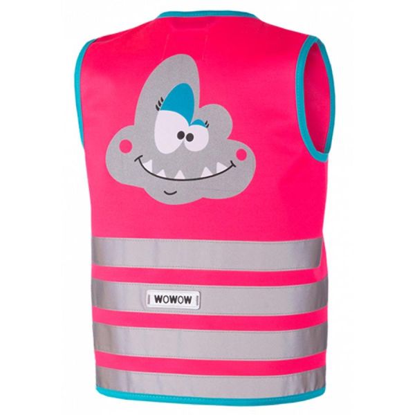 WOWOW fluorescent pink children's vest T.S