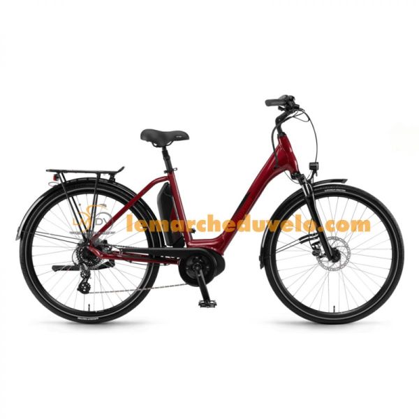 Winora Sima 7 Monotube Bosch Active 400Wh (cherry red)