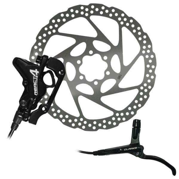 Clarks React 4 hydraulic brake kit with 4 pistons (180mm)