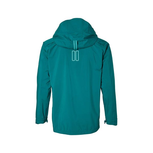 Basil Skane men's waterproof jacket turquoise